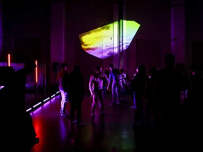 Outdoor dance floor