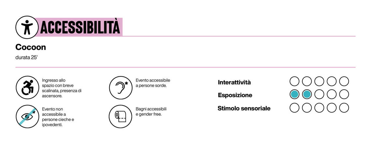 Immagine grafica che riporta le informazioni sull'accessibilità indicate sopra